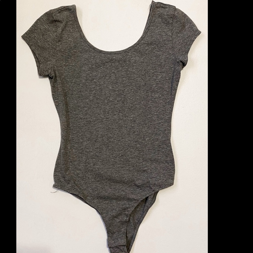 Gray bodysuit